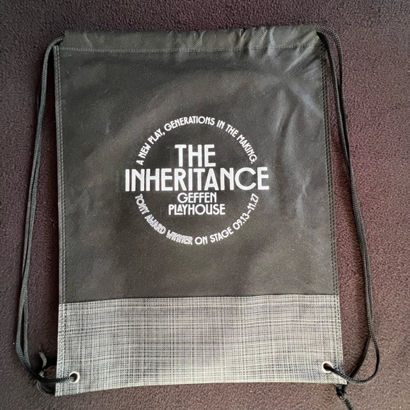 The Inheritance Play Geffen Playhouse Cast & Crew Only Sackpack NWOT Rare! - Picture 1 of 7